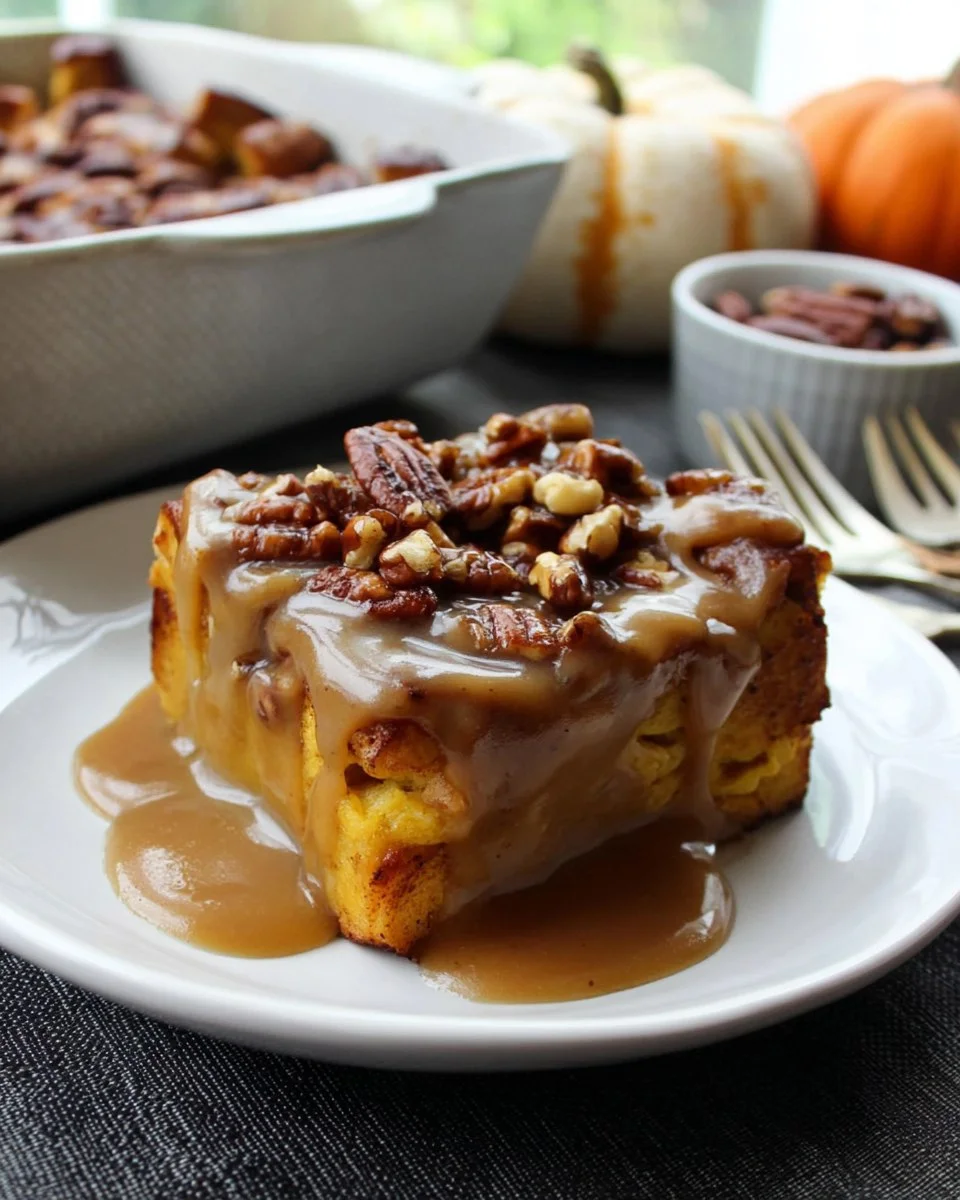 Pumpkin Praline Bread Pudding 140 Pumpkin Praline Bread Pudding