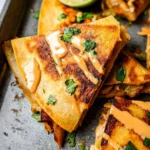 Sheet Pan Quesadillas with Chicken 2