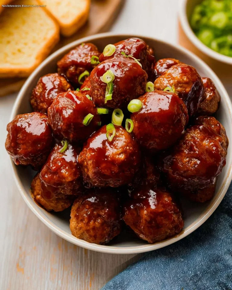 Slow Cooker BBQ Meatballs
