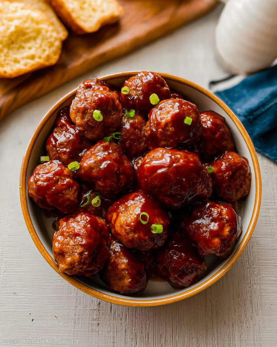 Slow Cooker BBQ Meatballs