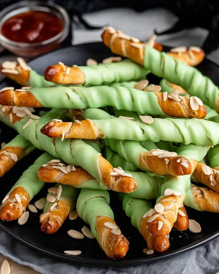 Witch Finger Pretzels