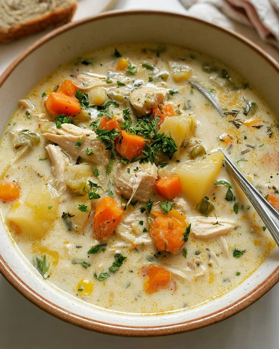 Creamy Leftover Turkey Chowder