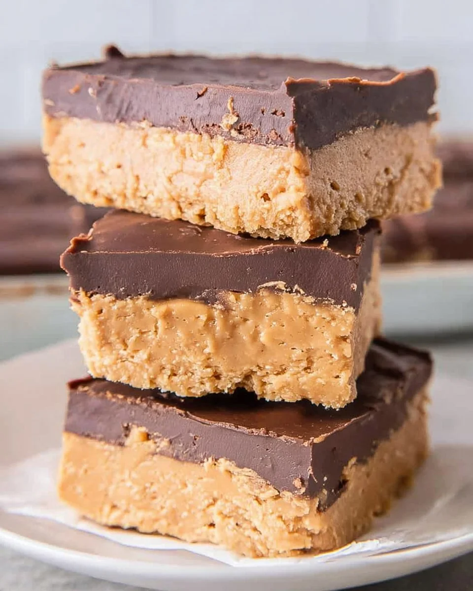 No Bake Peanut Butter Bars