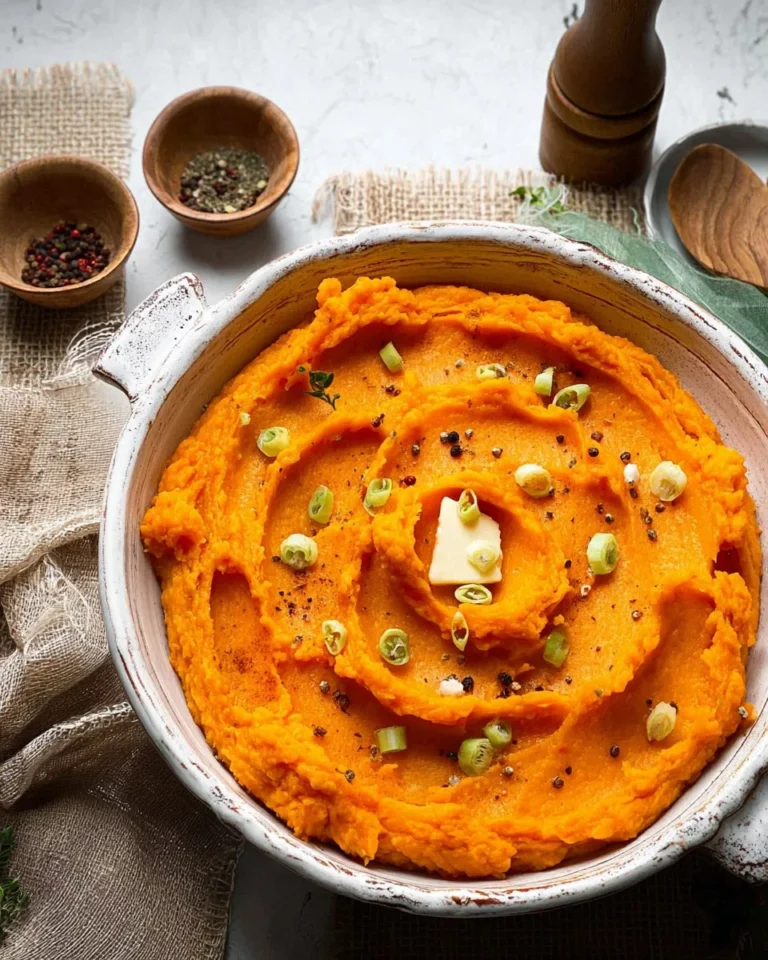 Savory Mashed Sweet Potatoes