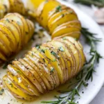 Garlic Herb Hasselback Yukon Gold Potatoes 96 Garlic Herb Hasselback Yukon Gold Potatoes 2