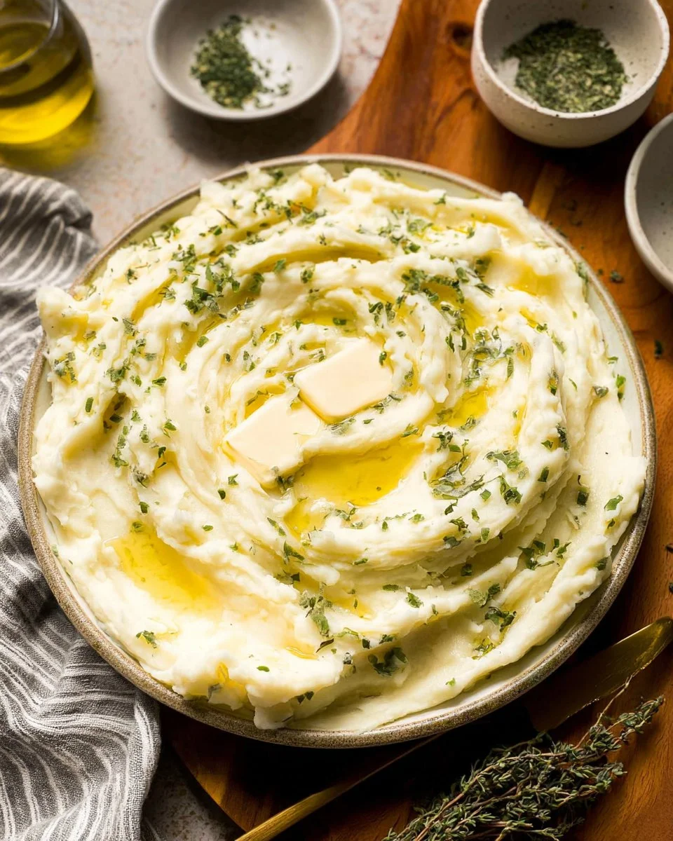 Garlic Herb Mashed Potatoes