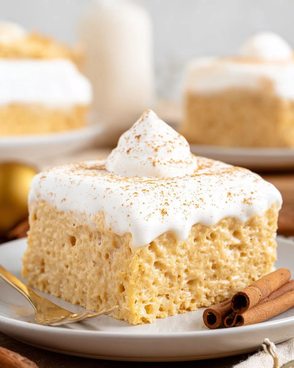 Eggnog Tres Leches Cake