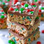 Holiday No Bake Cereal Bars 2