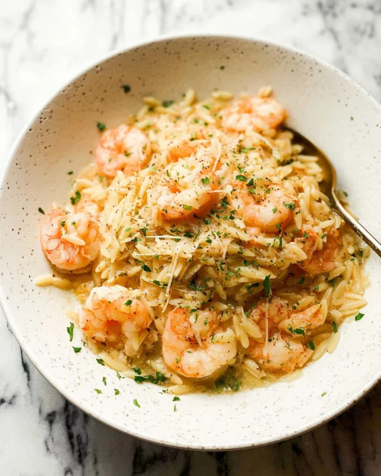 Shrimp Scampi Orzo