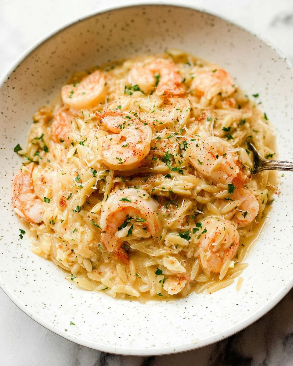 Shrimp Scampi Orzo